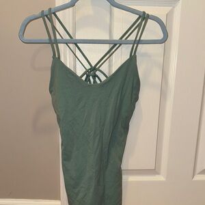 Lululemon Athletica Green Strappy Top